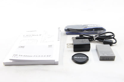 【中古(used)】OYLMPUS OM-D E-M10 MarkⅣ + 14-42mm F3.5-5.6 EZ