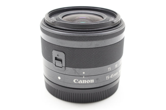 【中古】キヤノン EF-M 15-45mmF3.5-6.3 IS STM