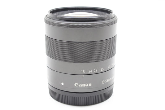 【中古】キャノン EF-M 18-55mmF3.5-5.6 IS STM