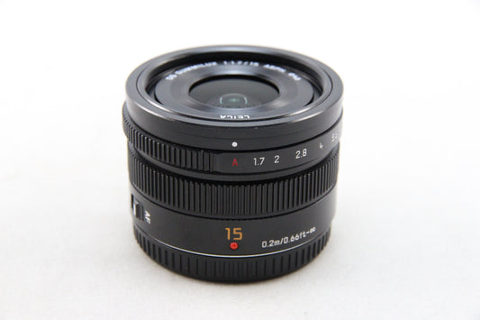 【中古(used)】Panasonic LEICA DG SUMMILUX 15mm F1.7 ASPH