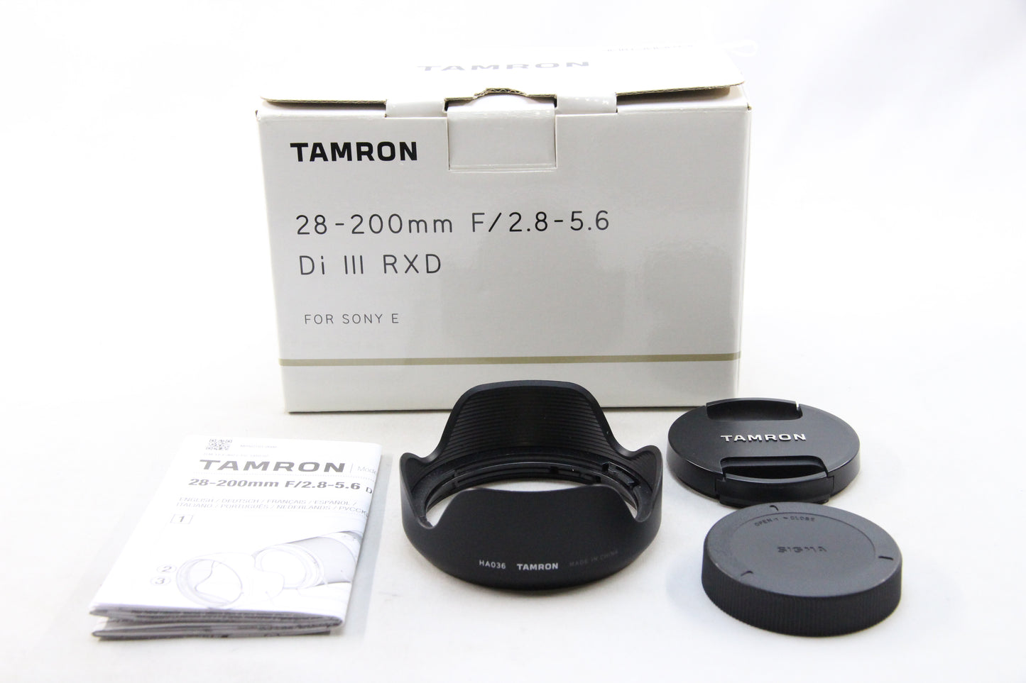 【中古(used)】TAMRON 28-200mm F2.8-5.6 Di Ⅲ RXD (A071) E-mount