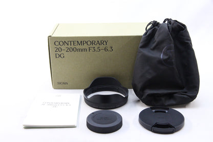 【中古(used)】SIGMA 20-200mm F3.5-6.3 DG E-mount