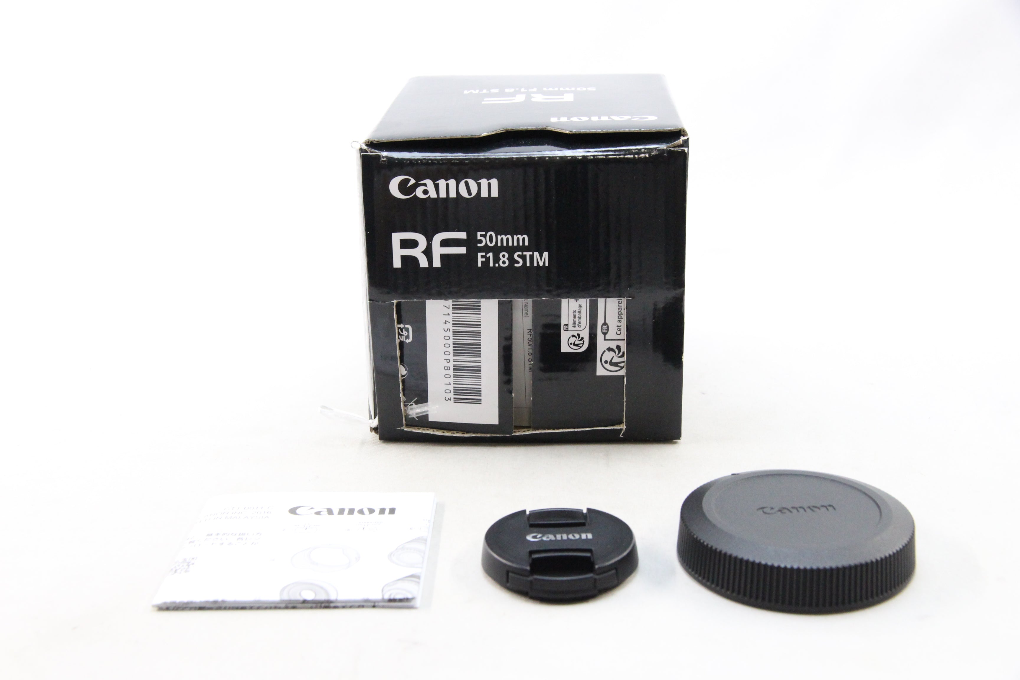 中古 Canon キャノン RF50mmF1.8 STM +保護フィルター 中古(used)】Canon RF 50mm F1.8 STM – トキワカメラ