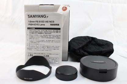 【中古(used)】サムヤン 12mmF2.8 ED AS NCS FISH-EYE (ニコンFマウント)