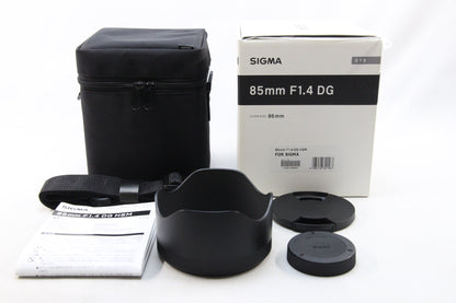【中古(used)】SIGMA 85mm F1.4 DG HSM SA-mount