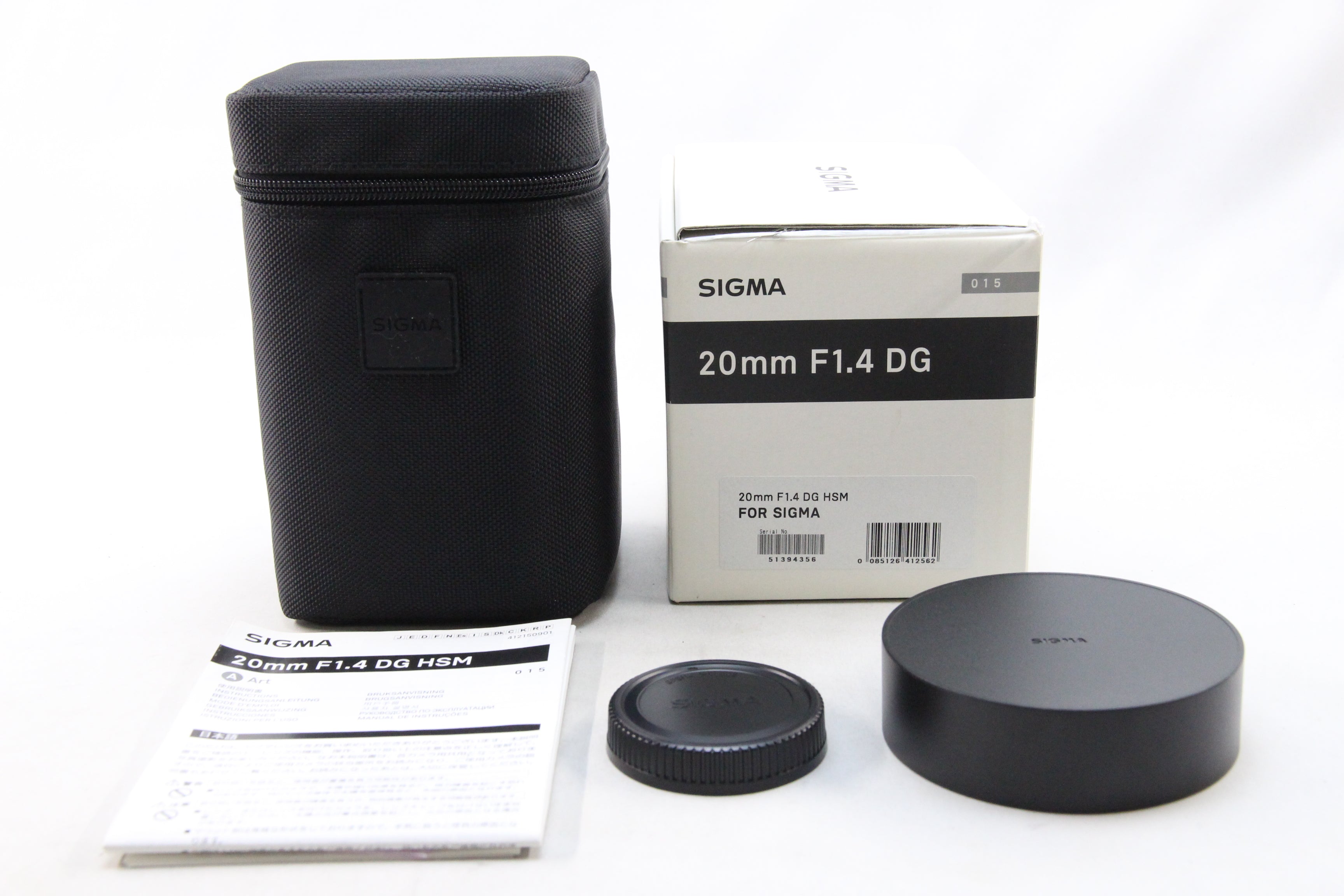 中古(used)】SIGMA 20mm F1.4 DG HSM SA-mount – トキワカメラ