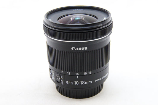 【中古(used)】Canon EF-S 10-18mm F4.5-5.6 IS STM