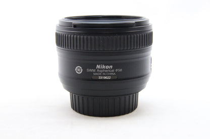 【中古(used)】AF-S NIKKOR 50mm F1.8 G
