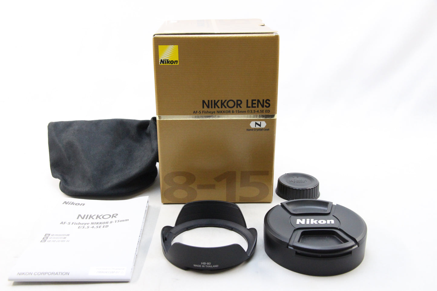 【中古(used)】AF-S FISHEYE NIKKOR 8-15mm F3.5-4.5 E ED