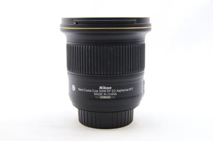 【中古(used)】AF-S NIKKOR 20mm F1.8 G ED