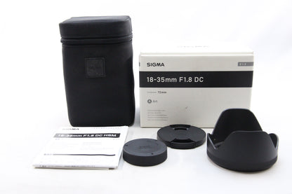 【中古(used)】SIGMA 18-35mm F1.8 DC HSM K-mount