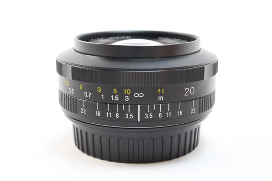 【中古(used)】フォクトレンダー カラースコパー 20mmF3.5 SLII N (キヤノンEFマウント)