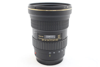 【中古(used)】トキナー AT-X 14-20mmF2 PRO DX (キヤノンEFマウント/APS-C)