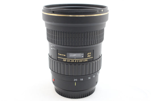 【中古】トキナー AT-X 14-20mmF2 PRO DX (キヤノンEFマウント/APS-C)