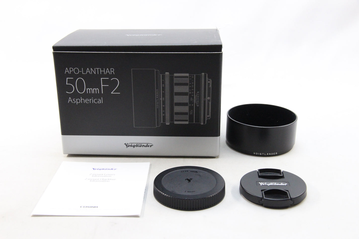 【中古(used)】VOIGTLANDER APO-LANTHAR 50mm F2 Ⅱ Z-mount
