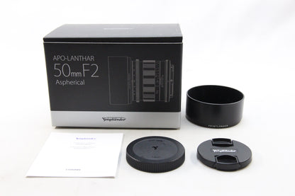 【中古(used)】VOIGTLANDER APO-LANTHAR 50mm F2 Ⅱ Z-mount
