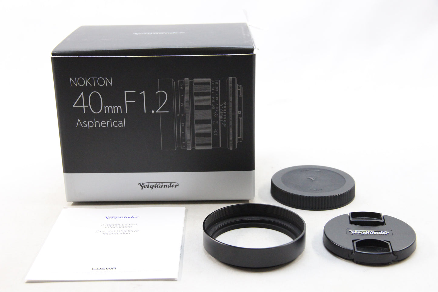 【中古(used)】VOIGTLANDER NOKTON 40mm F1.2 Z-mount