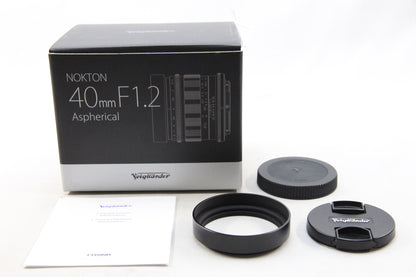 【中古(used)】VOIGTLANDER NOKTON 40mm F1.2 Z-mount