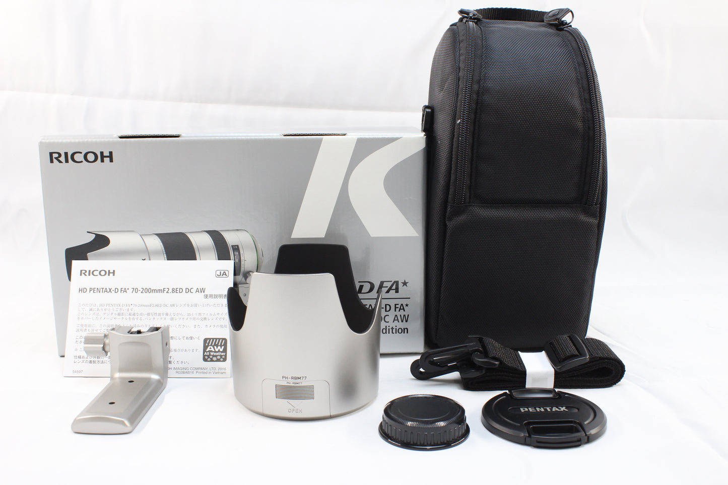 【中古】ペンタックス HD PENTAX-D FA★ 70-200mmF2.8 ED DC AW Silver Edition