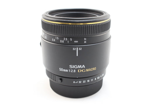 【中古】シグマ MACRO 50mmF2.8 EX DG (ペンタックスKマウント)