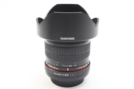 【中古(used)】サムヤン 14mmF2.8 ED AS IF UMC (ソニー Aマウント)