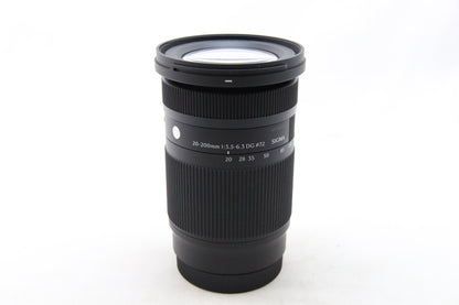 【中古(used)】SIGMA 20-200mm F3.5-6.3 DG L-mount