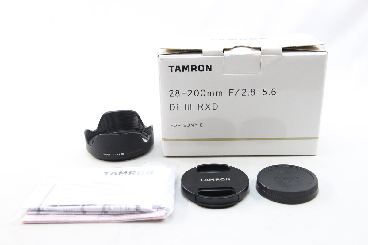 【中古(used)】TAMRON 28-200mm F2.8-5.6 Di Ⅲ RXD E-mount