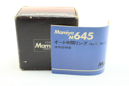 【中古(used)】マミヤ M645 オート中間リングNo.3-S