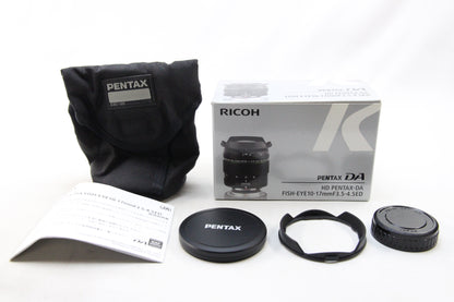 【中古(used)】 HD PENTAX-DA FISH-EYE 10-17mm F3.5-4.5 ED