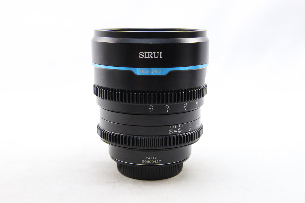 【中古(used)】 SIRUI 24mm T1.2 X-mount
