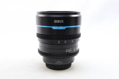 【中古(used)】 SIRUI 24mm T1.2 X-mount