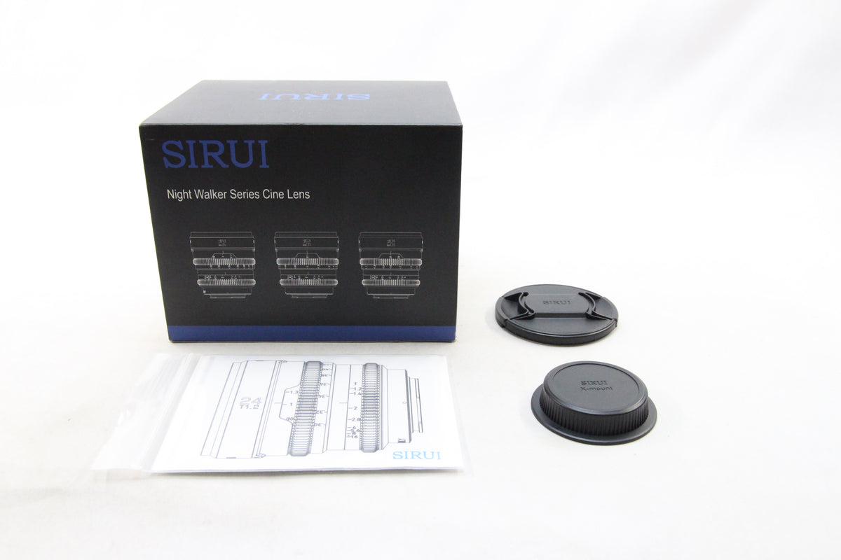 【中古(used)】 SIRUI 24mm T1.2 X-mount