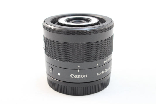 【中古】キヤノン EF-M 28mmF3.5 マクロ IS STM