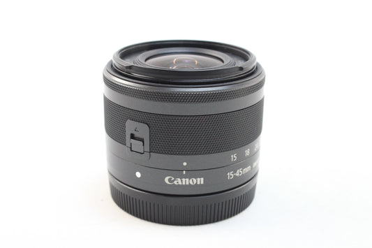 【中古】キヤノン EF-M 15-45mmF3.5-6.3 IS STM