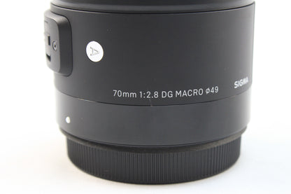 【中古(used)】シグマ 70mmF2.8 DG MACRO | Art (キヤノンEFマウント)