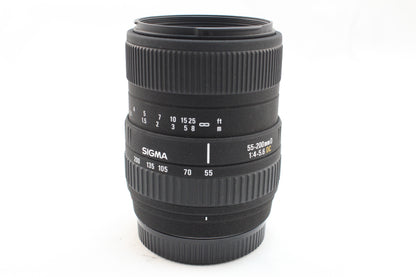 【中古(used)】シグマ 55-200mmF4-5.6 DC (ミノルタAマウント/APS-C)