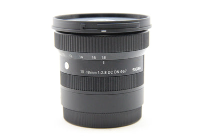 【中古(used）】シグマ 10-18mm F2.8 DC DN C APS-C ソニーＥマウント