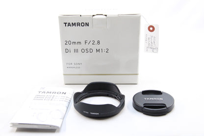 【中古(used)】TAMRON 20mm F2.8 Di Ⅲ  OSD F050 SONY E