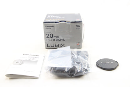 【中古(used)】Panasonic LUMIX 20mm F1.7 Ⅱ