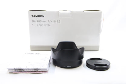 【中古(used)】TAMRON 50-400mm F4.5-6.3 Di Ⅲ VC VXD A067 SONY E