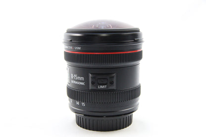 【中古(used)】Canon FISHEYE ZOOM LENS EF 8-15mm F4 L USM