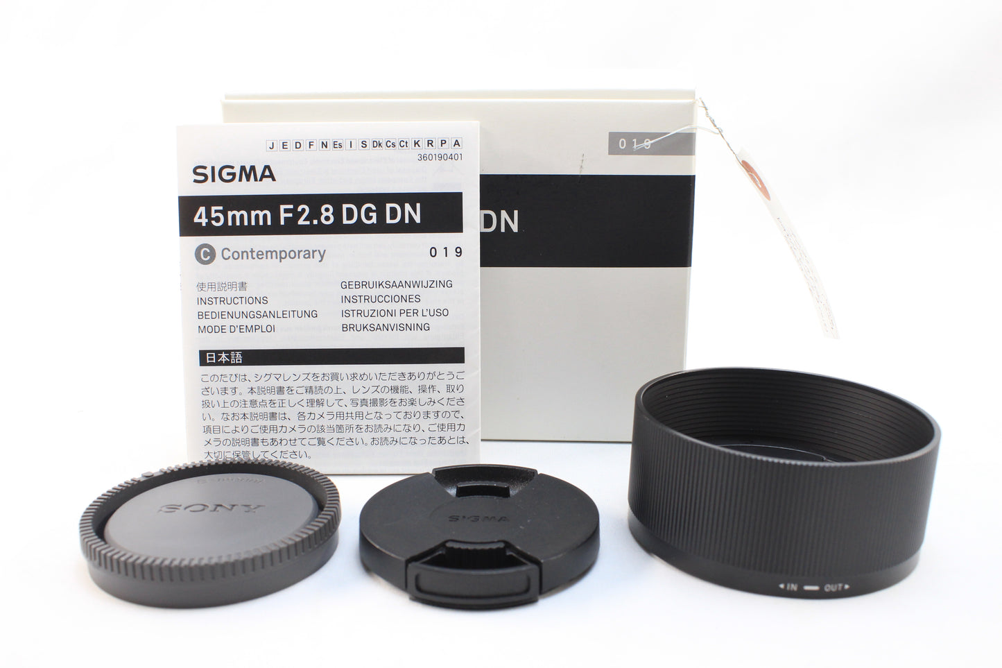 【中古(used)】シグマ 45mmF2.8 DG DN (ソニーＥマウント) Contemporary