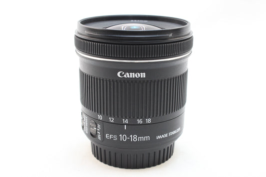 【中古(used)】キヤノン EF-S 10-18mmF4.5-5.6 IS STM