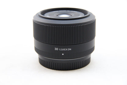 【中古(used)】SIGMA 30mm F2.8 EX DN マイクロフォーサーズ用