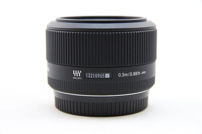 【中古(used)】SIGMA 30mm F2.8 EX DN マイクロフォーサーズ用