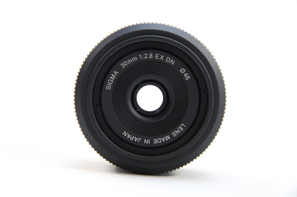 【中古(used)】SIGMA 30mm F2.8 EX DN マイクロフォーサーズ用