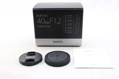 【中古(used)】VOIGTLANDER NOKTON 40mm F1.2 Nikon Zマウント