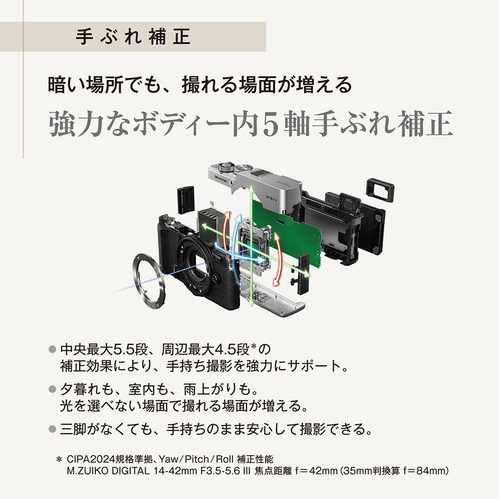 OM SYSTEM PEN ボディー (シルバー)