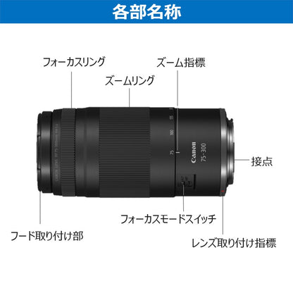 キヤノン RF 75-300mm F4-5.6